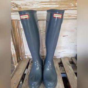 Hunter Gloss Grey Boot